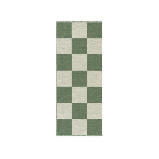 Kasthall Checkerboard Icon Teppich 85x200 cm Grey Pear