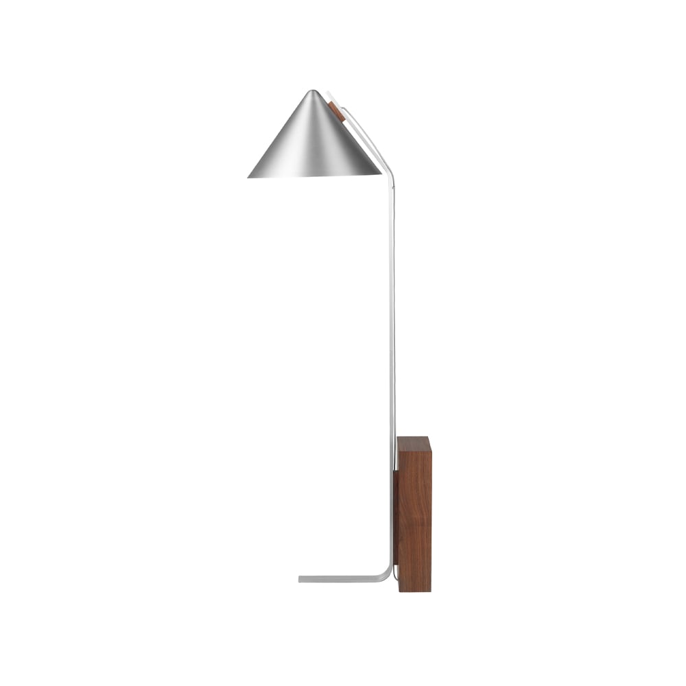 Kristina Dam Studio Cone golvlampa Aluminium borstad