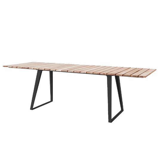 Cane-line Copenhagen Esstisch Teak, Lava-Grey Stativ