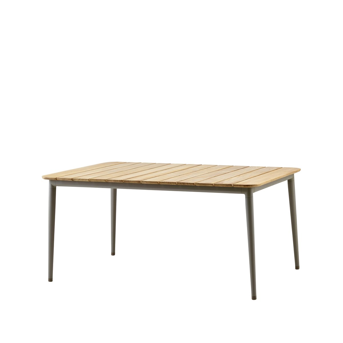 Cane-line Core Esstisch Teak 160x100x74 cm Taupe stativ