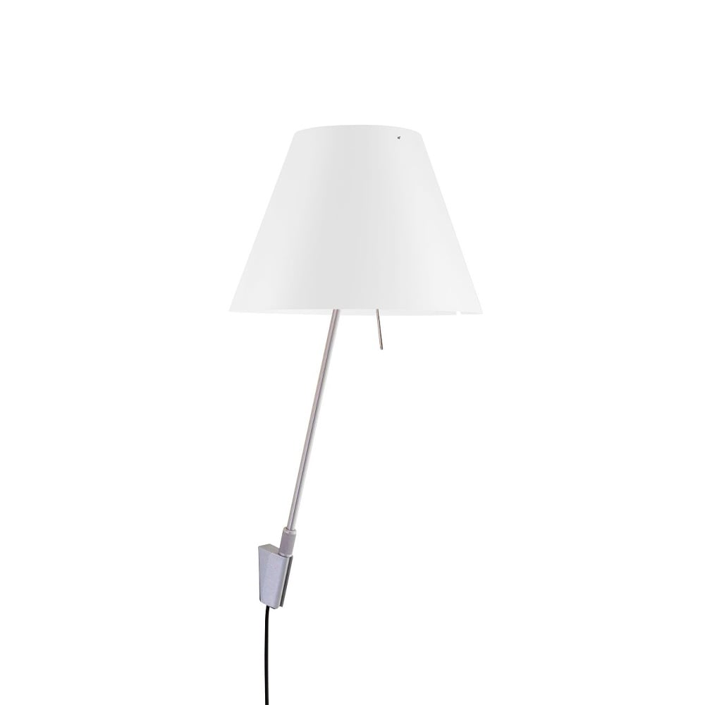 Luceplan Costanzina D13 a.pi vägglampa vit, on-off switch