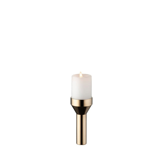 LIND DNA Curve Ljusstake gold, pillar