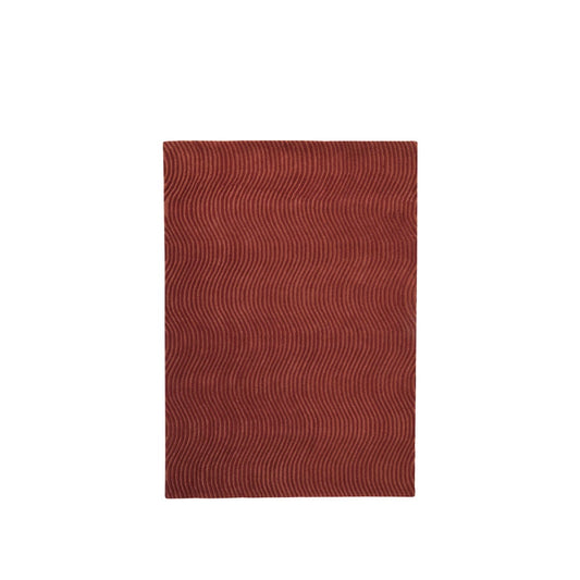 Kateha Dunes Wave Teppich Dusty red, 170 x 240cm