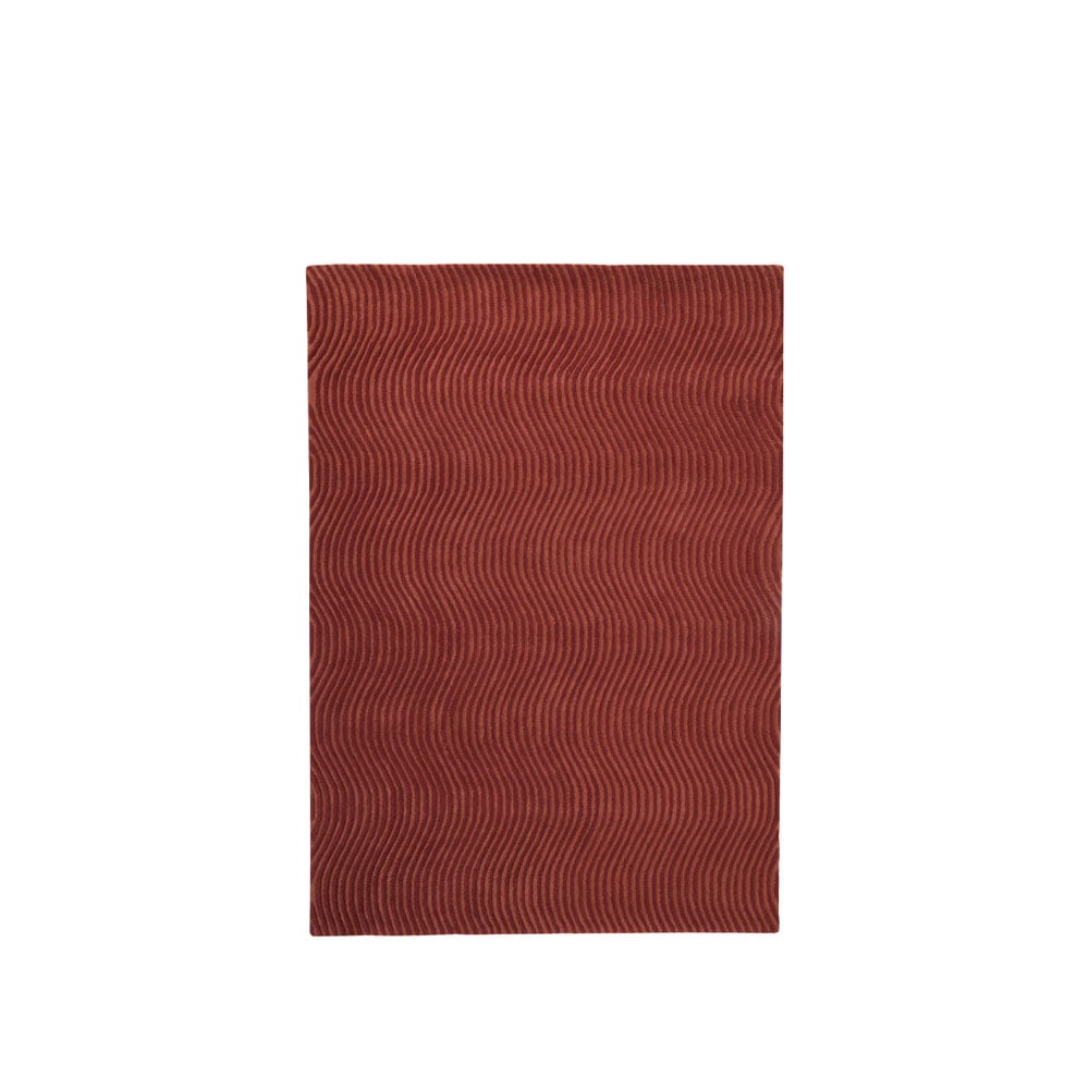 Kateha Dunes Wave Teppich Dusty red, 170 x 240cm