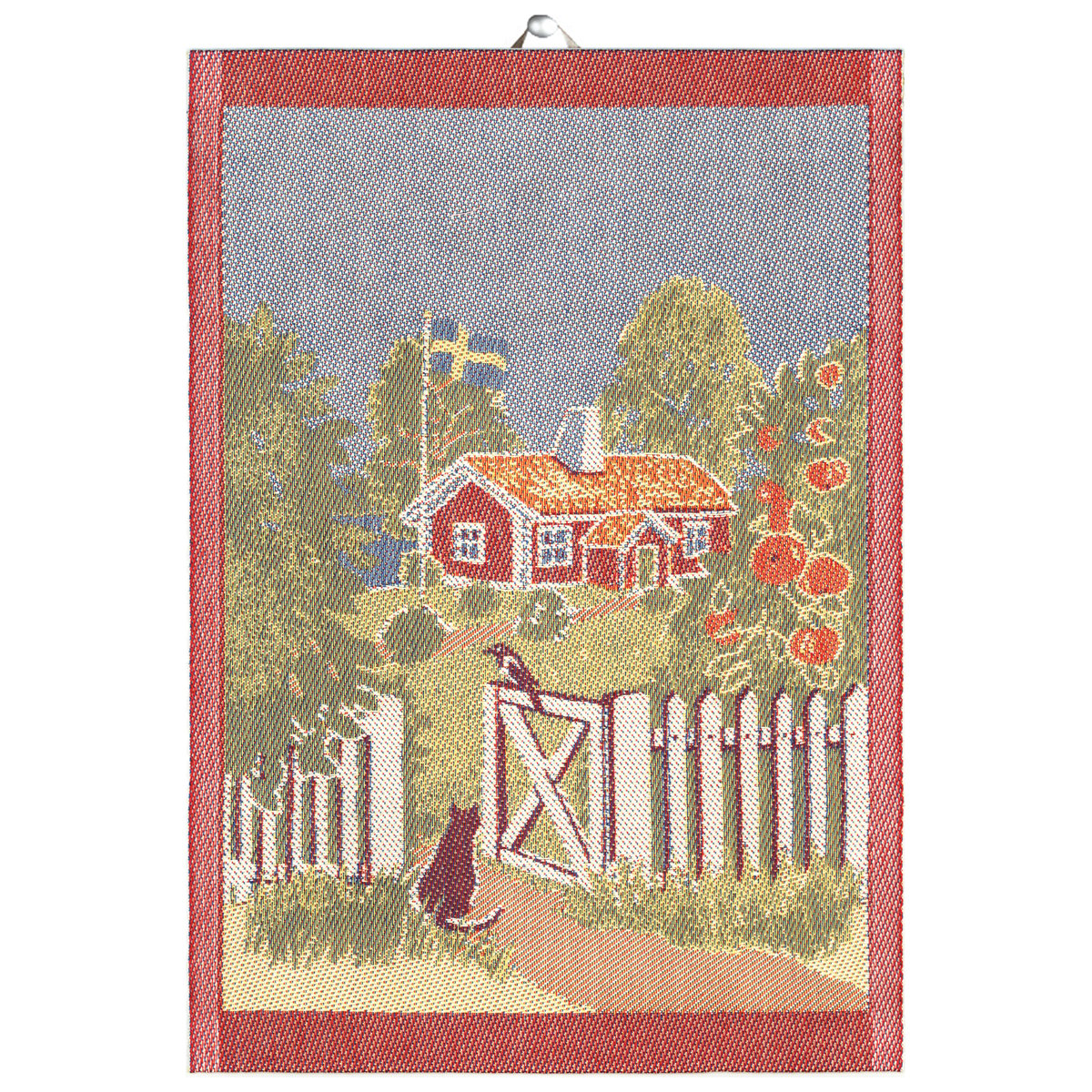 Ekelund Linneväveri Mitt Sverige kitchen towel 35x50 cm Multi