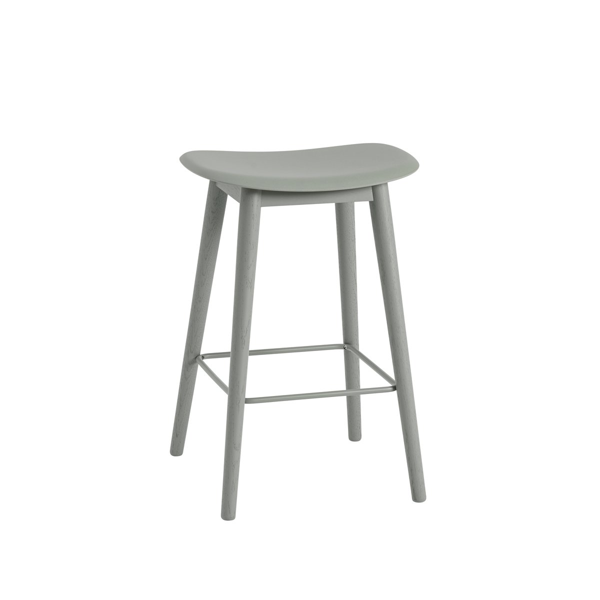 Muuto Fiber counter stool barpall 65 cm Dusty green