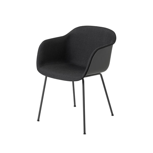 Muuto Fiber Karmstol tube base Remix 183-Black