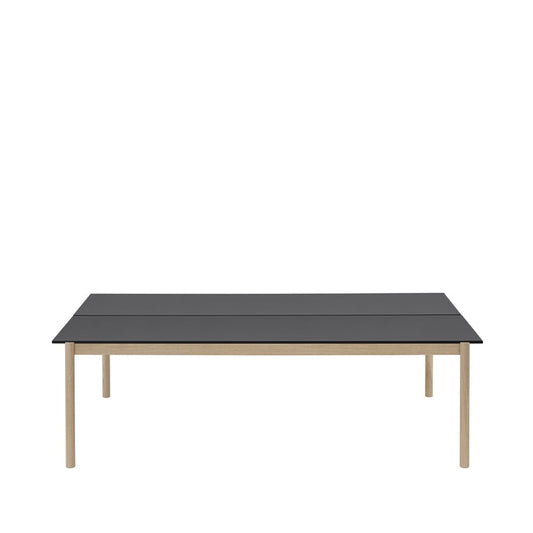 Muuto Linear System bord Black nanolaminate-Black-Oak