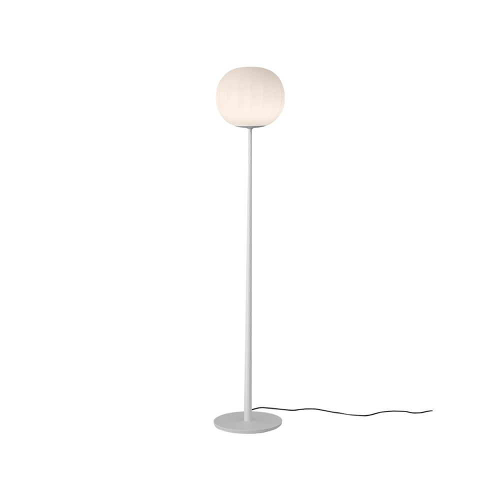 Luceplan Lita golvlampa ø30 cm, vitt stativ