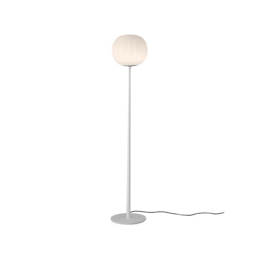 Luceplan Lita golvlampa ø30 cm, vitt stativ