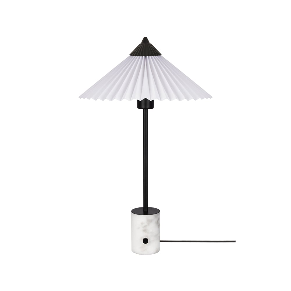 Globen Lighting Matisse bordslampa svart/vit