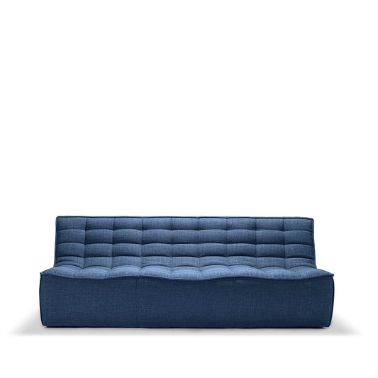 Ethnicraft N701 soffa 3-sits Tyg blue