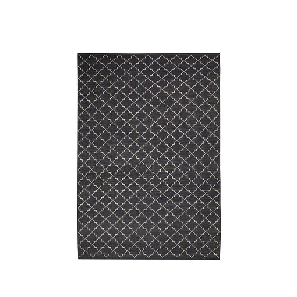 Chhatwal & Jonsson New Geometric Matta Dark grey/off white-180x272 cm