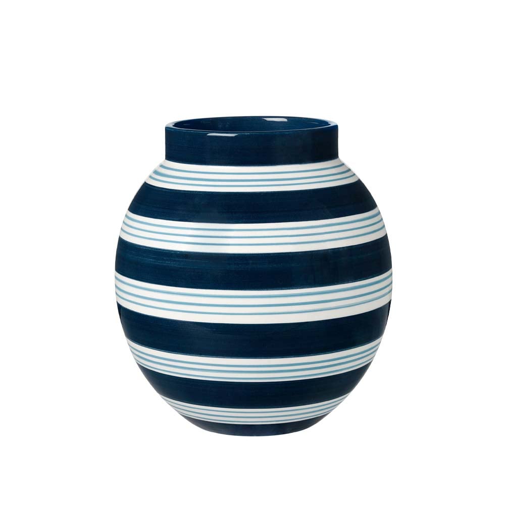 Kähler Omaggio Nuovo Vase Dunkelblau, h20,5cm