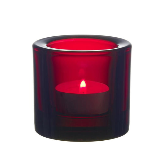 Iittala Kivi candle holder 60 mm cranberry