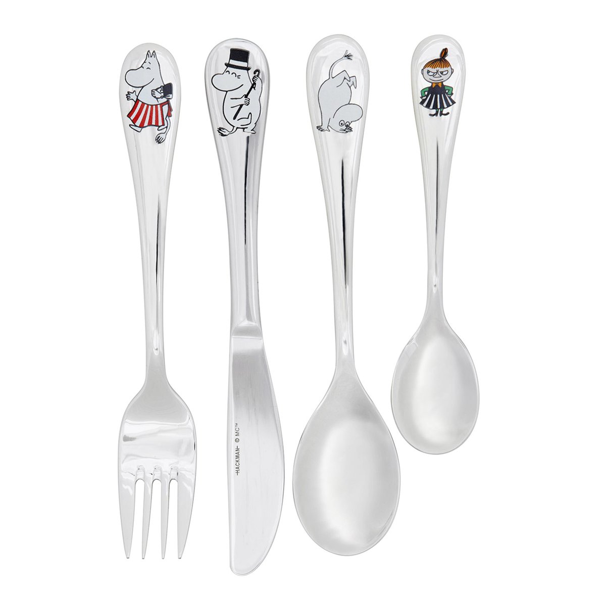 Hackman Moomin cutlery childrens set 4-pack family