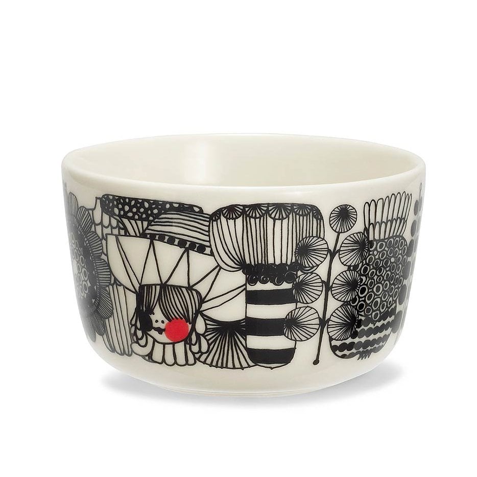 Marimekko Siirtolapuutarha bowl 2.5 dl red-white