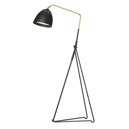 Örsjö Belysning Lean floor lamp Black