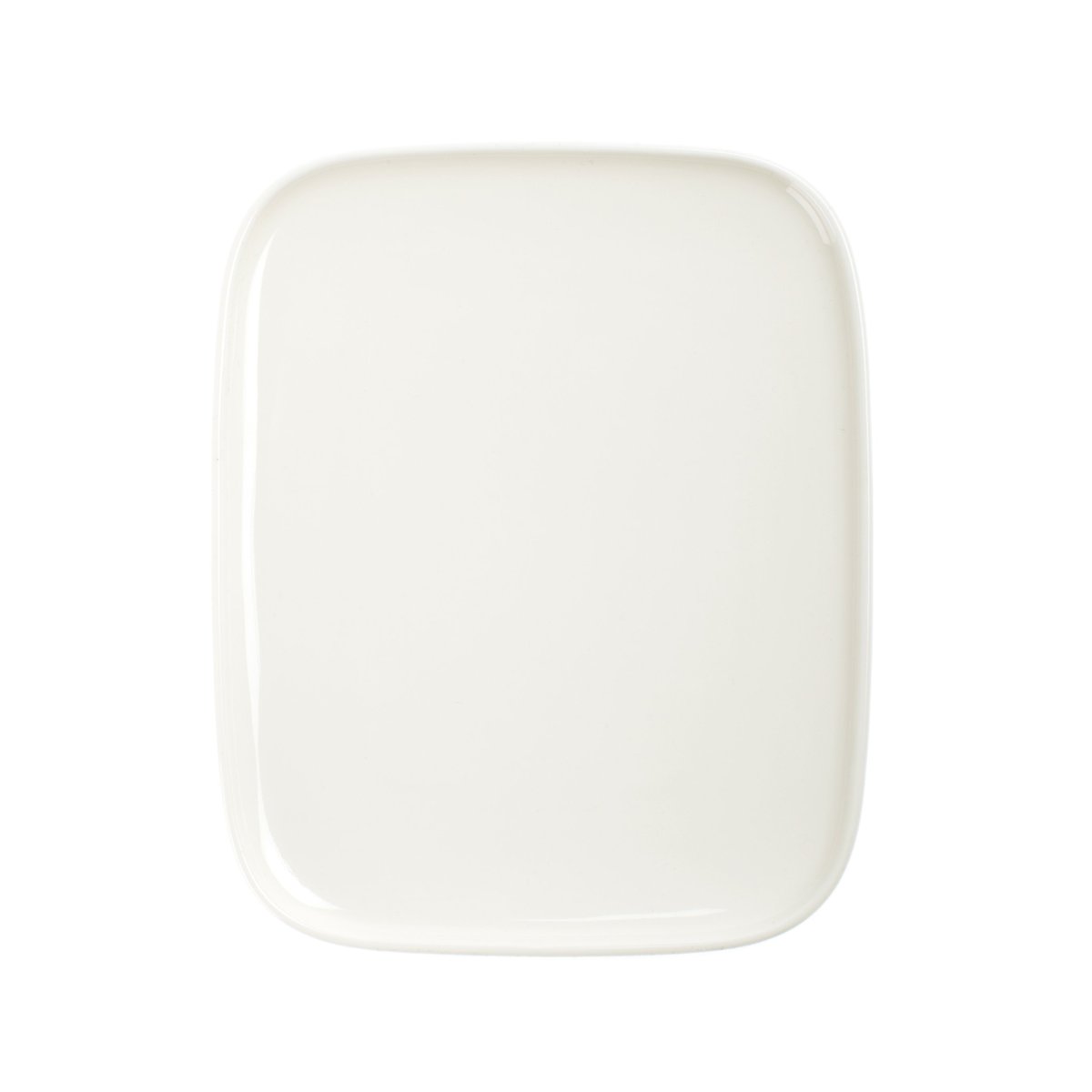 Marimekko Oiva plate small 15x12 cm white