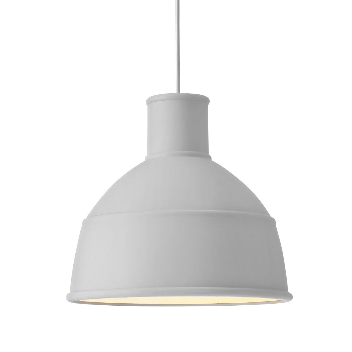 Muuto Unfold Pendelleuchte Hellgrau