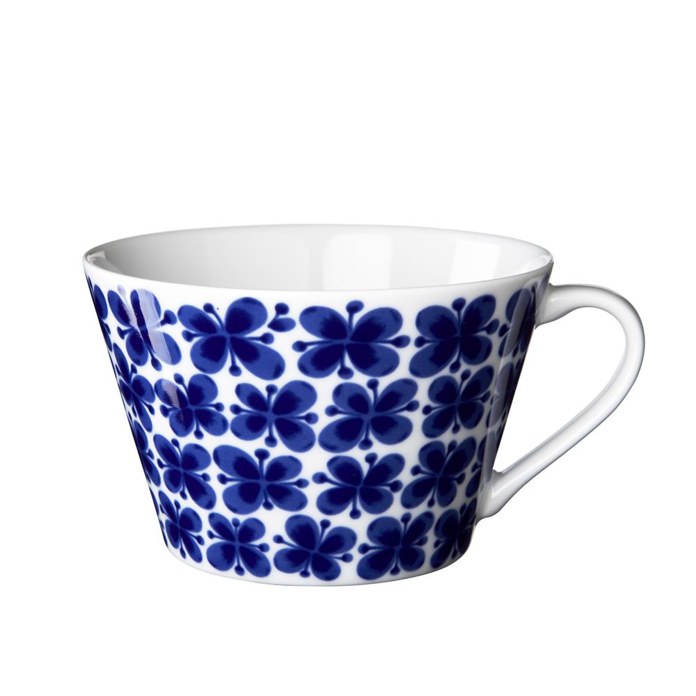 Rörstrand Mon Amie Teetasse Blau/weiß