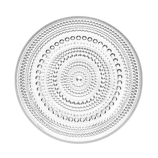 Iittala Kastehelmi plate small 24.8 cm clear