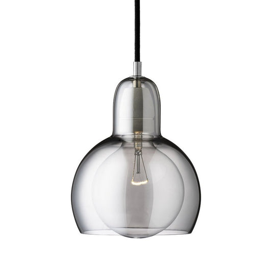 &Tradition Mega Bulb Silver Pendelleuchte Silber-glas