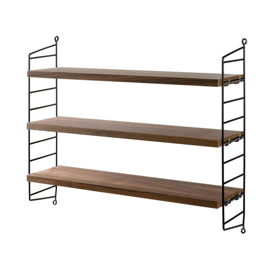 String String Shelf Pocket walnut-black walnut-black