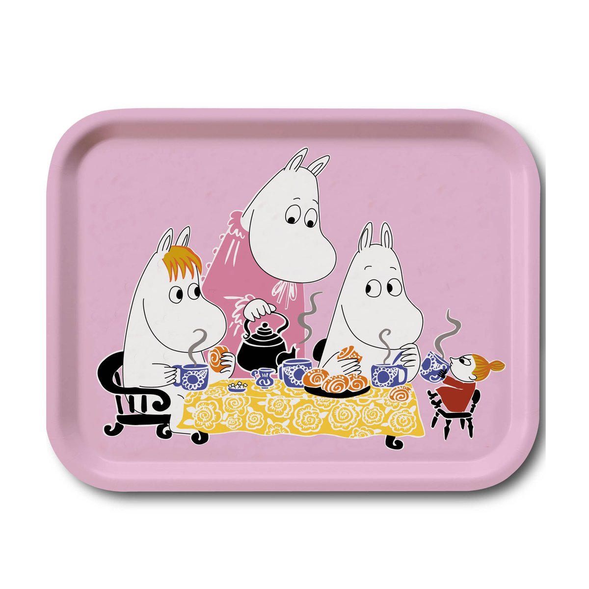 Opto Design Moomin Teaparty Tablett Rosa