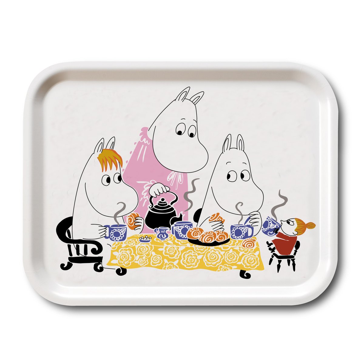 Opto Design Teaparty Moomin tray white