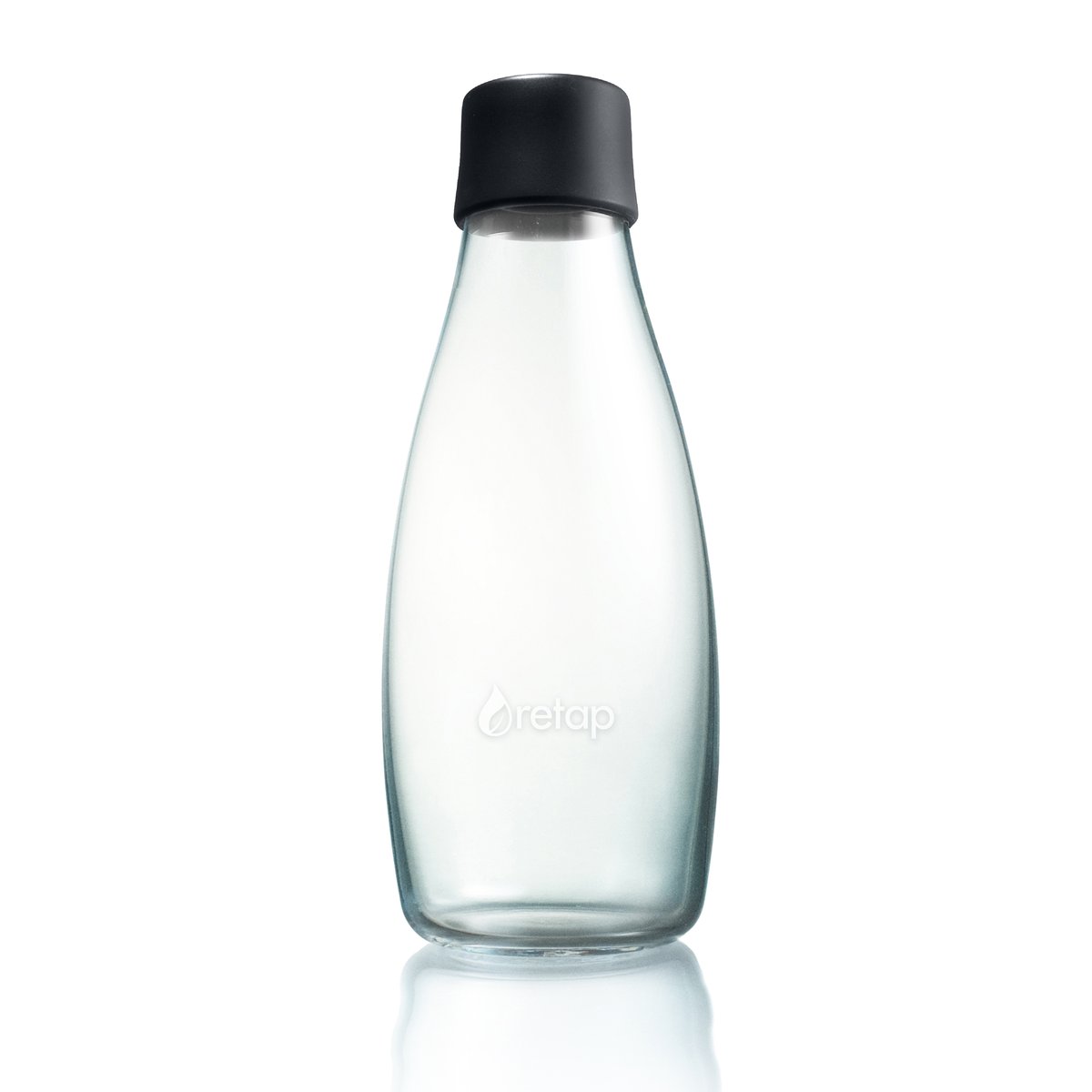 Retap Retap glass bottle 0.5 l black