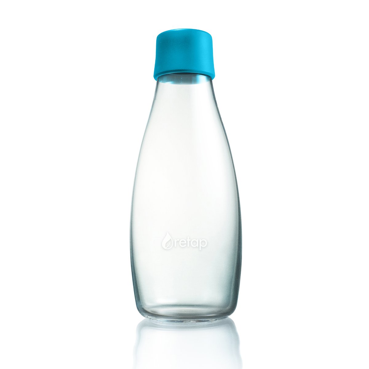 Retap Retap glass bottle 0.5 l light blue