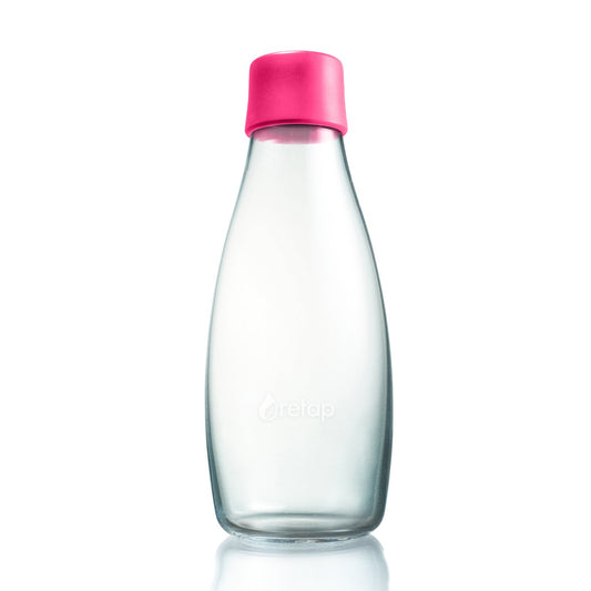 Retap Retap glass bottle 0.5 l pink