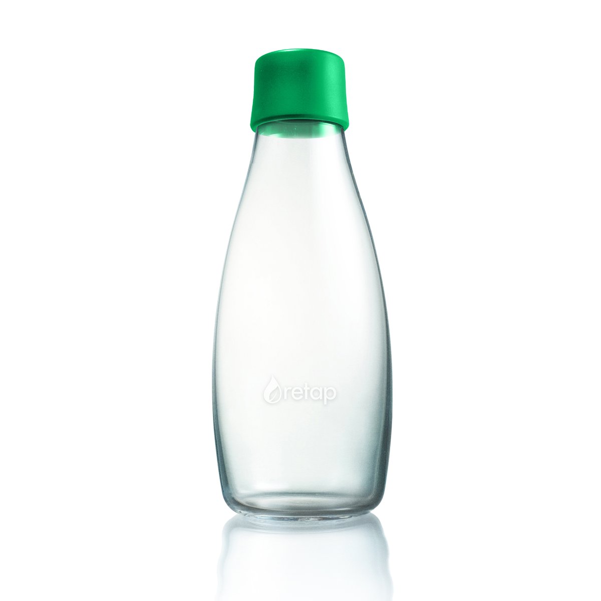 Retap Retap glass bottle 0.5 l dark green