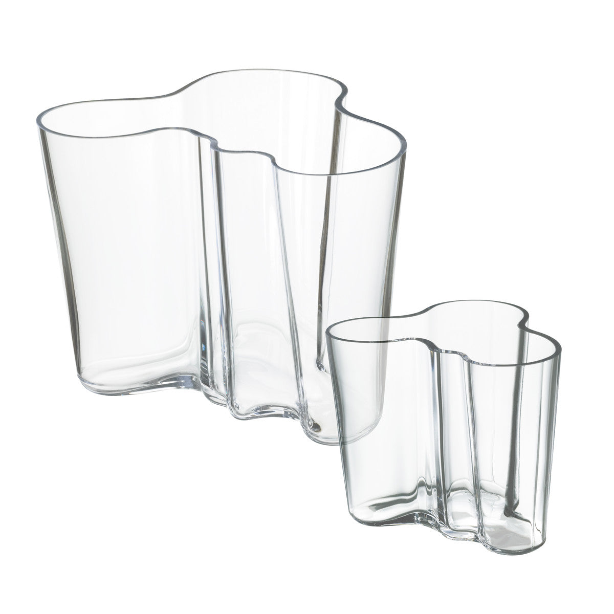 Iittala Aalto duo vase clear