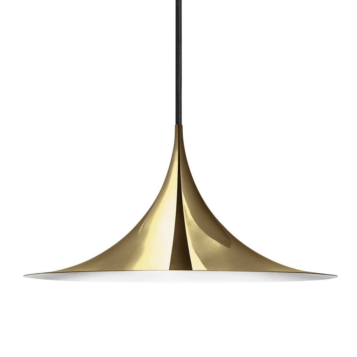 GUBI Semi Pendelleuchte Ø 47cm Polished brass