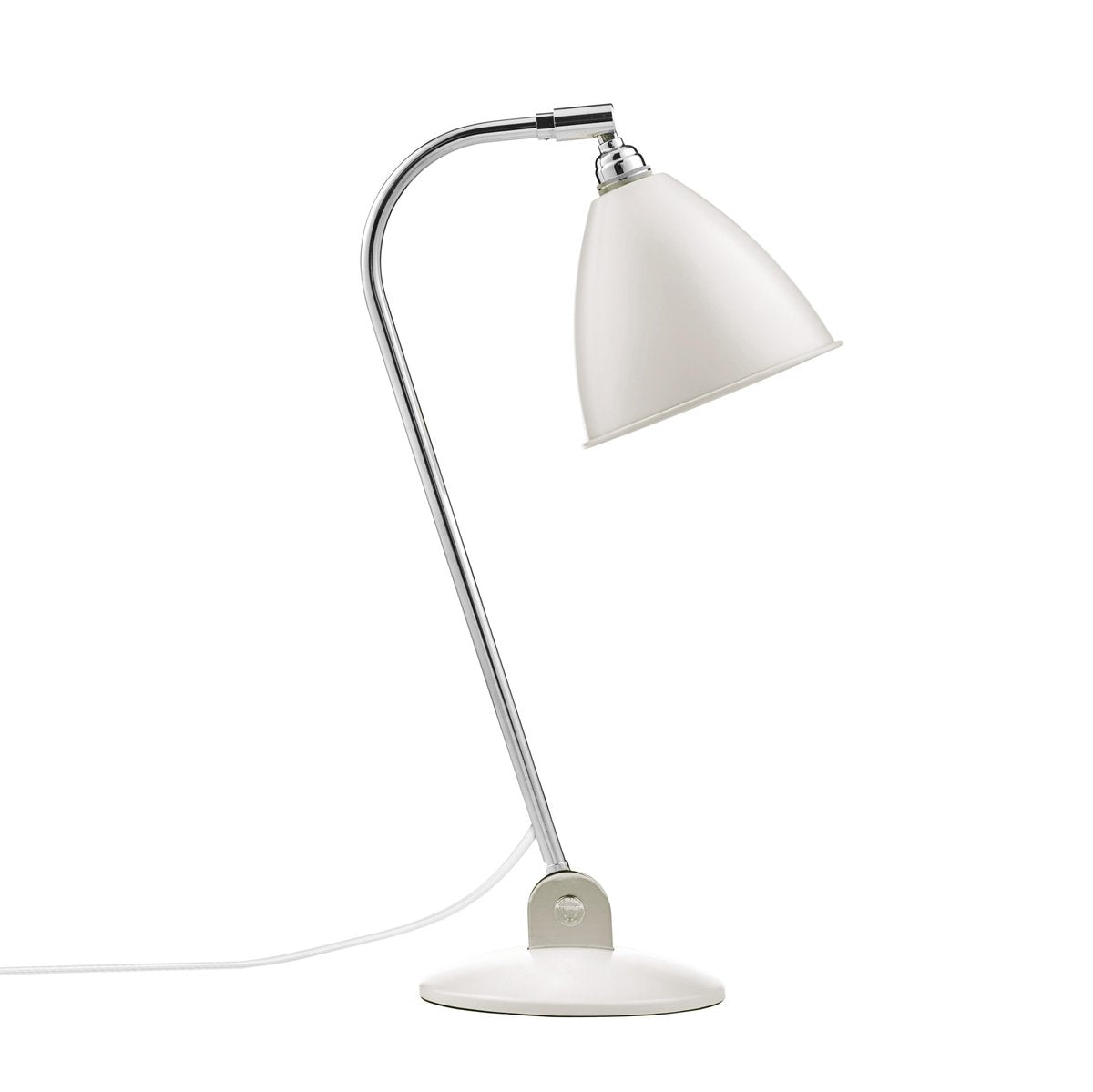 GUBI Bestlite BL2 table lamp matte white-chrome