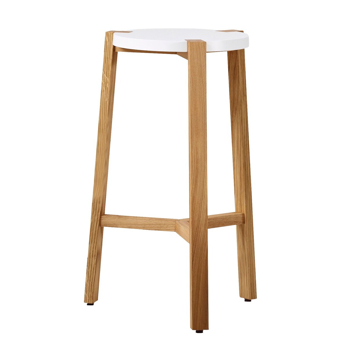 A2 Happy bar stool low 66 White