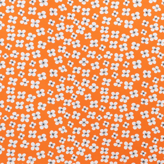 Almedahls Belle Amie fabric orange orange-white