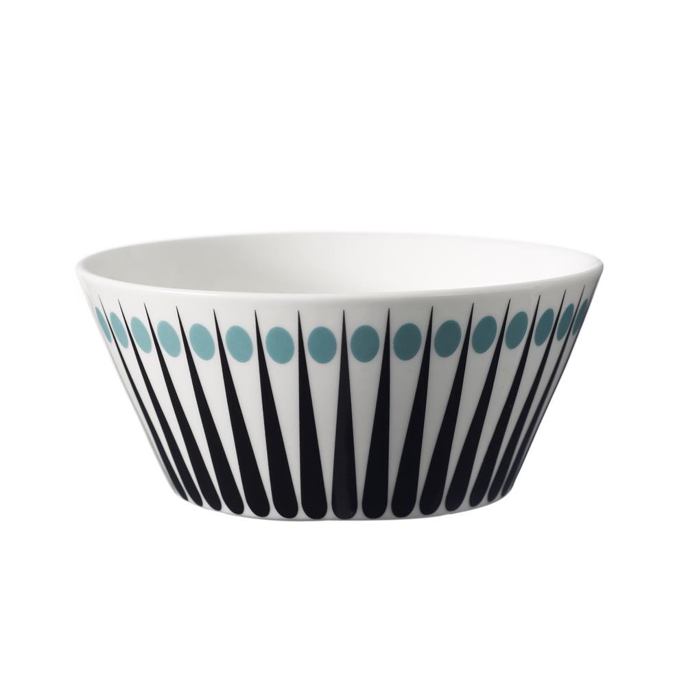 Superliving Amanda bowl white-aqua