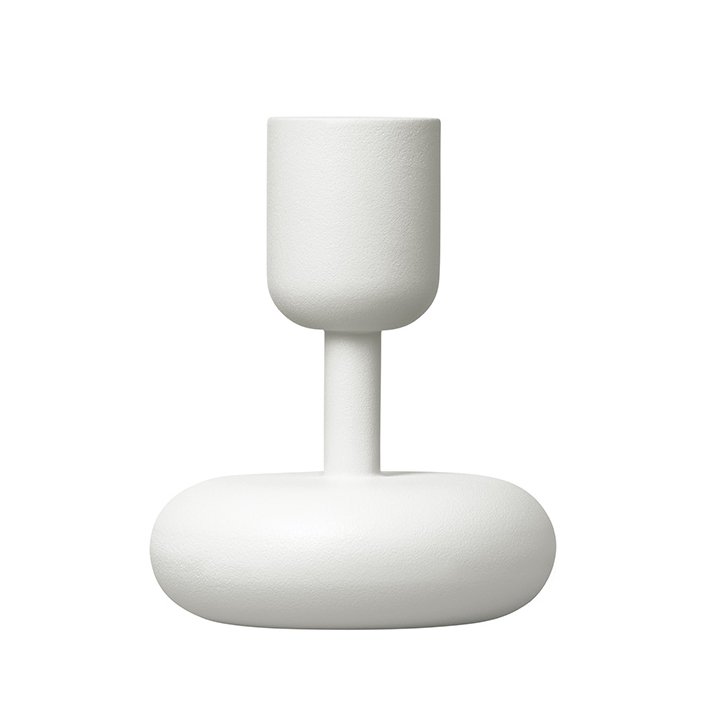 Iittala Nappula ljusstake vit 107 mm