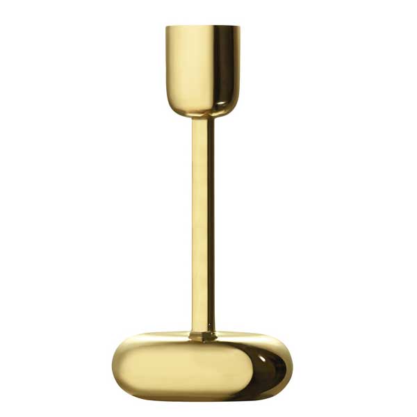 Iittala Nappula candleholder brass large 183 mm