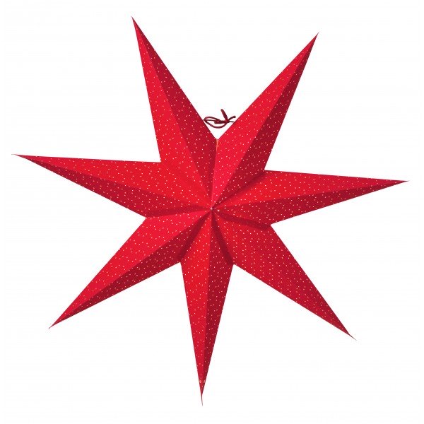 Watt & Veke Aino Christmas star slim red 60 cm