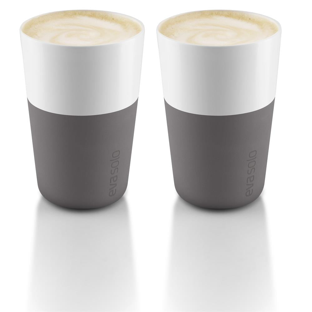 Eva Solo Eva Solo Café-Latte-Becher 2er-Pack Elephant grey