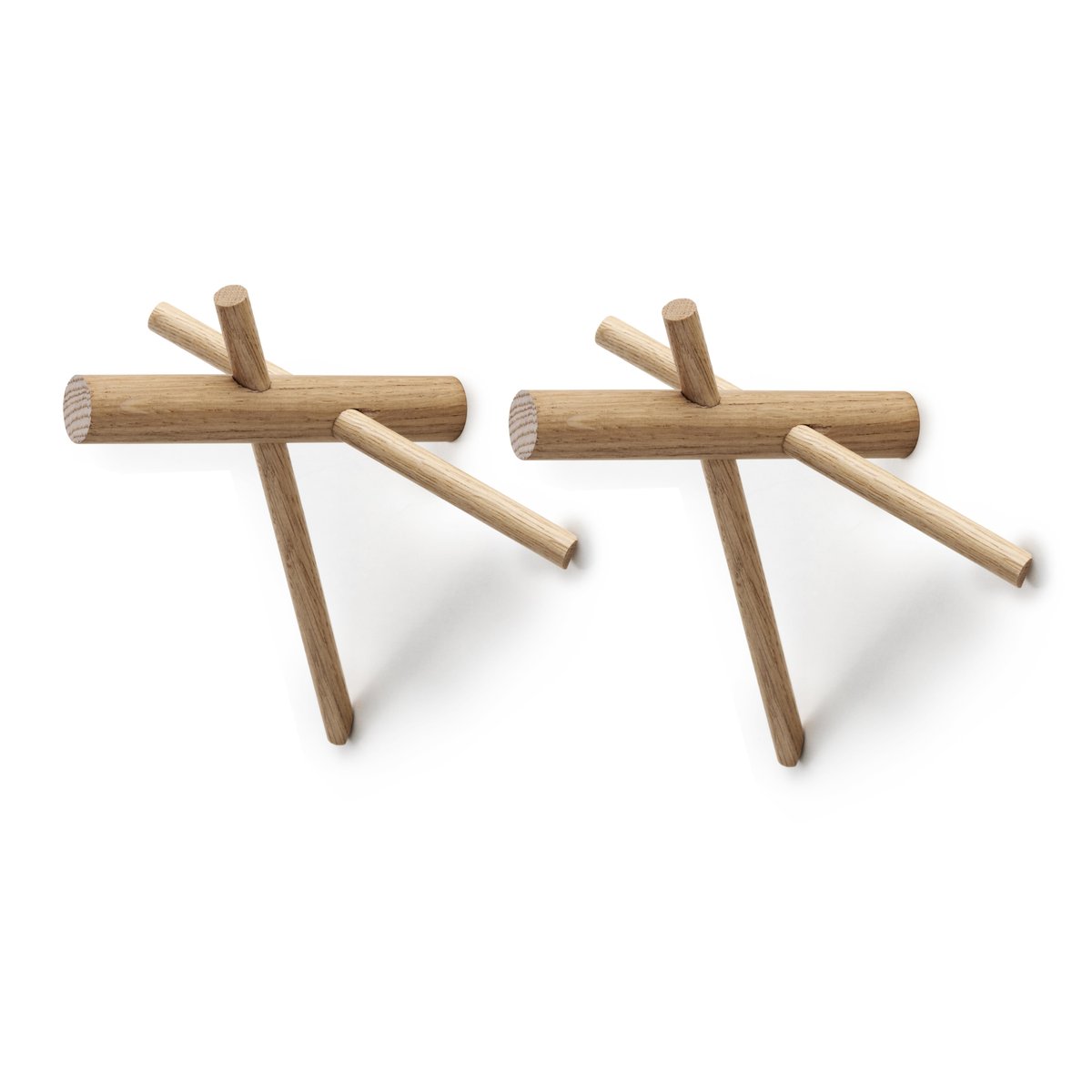 Normann Copenhagen Normann Sticks Garderobe Natur 2er Pack