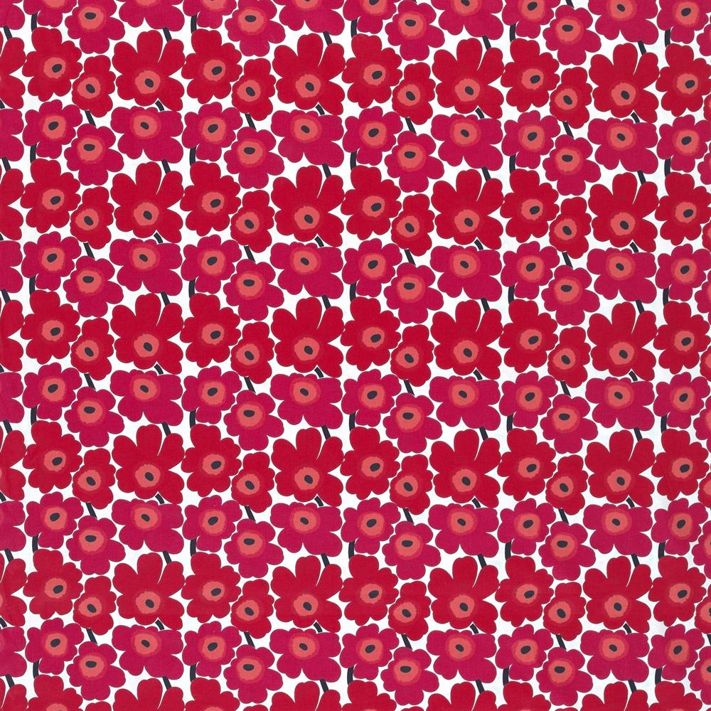 Marimekko Mini-Unikko Stoff Rot