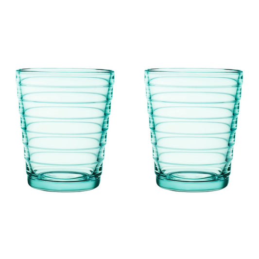 Iittala Aino Aalto drinks glass 22 cl 2-pack water green