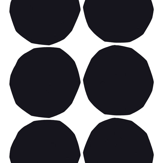 Marimekko Isot Kivet fabric black-white