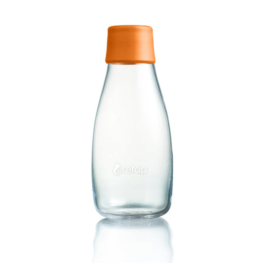 Retap Retap glass bottle 0.3 l orange