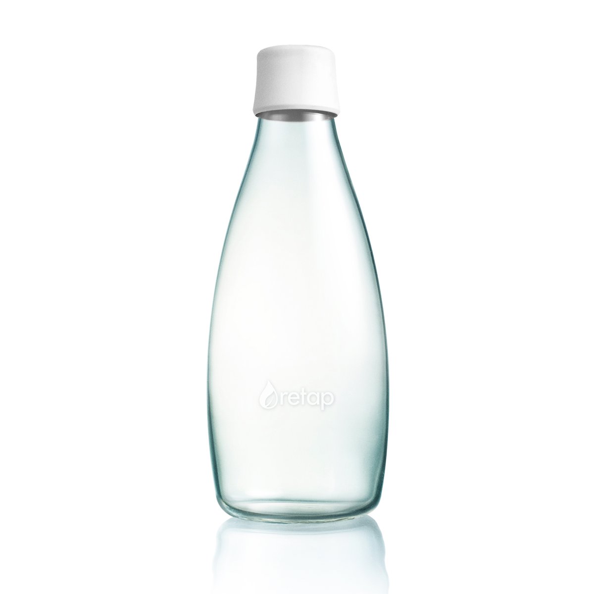 Retap Retap glass bottle 0.8 l frosted